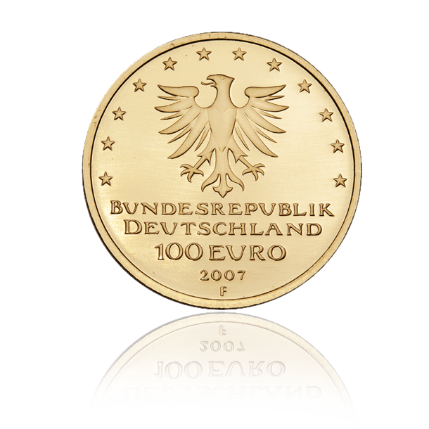 "Lübeck" 2007 - Deutschland 100 Euro 1/2 oz Goldmünze