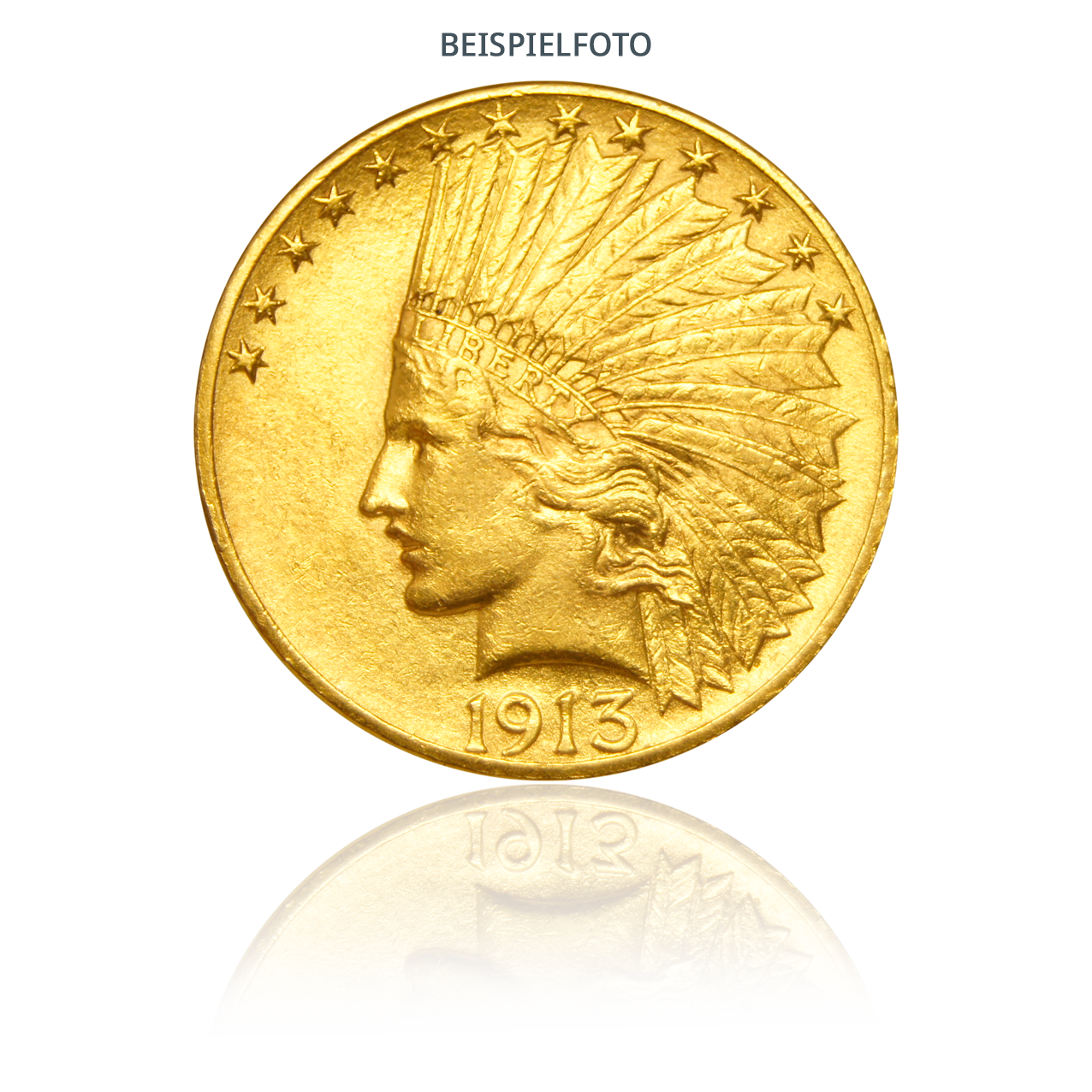 Indian Head Eagle - USA 10 $ Goldmünze