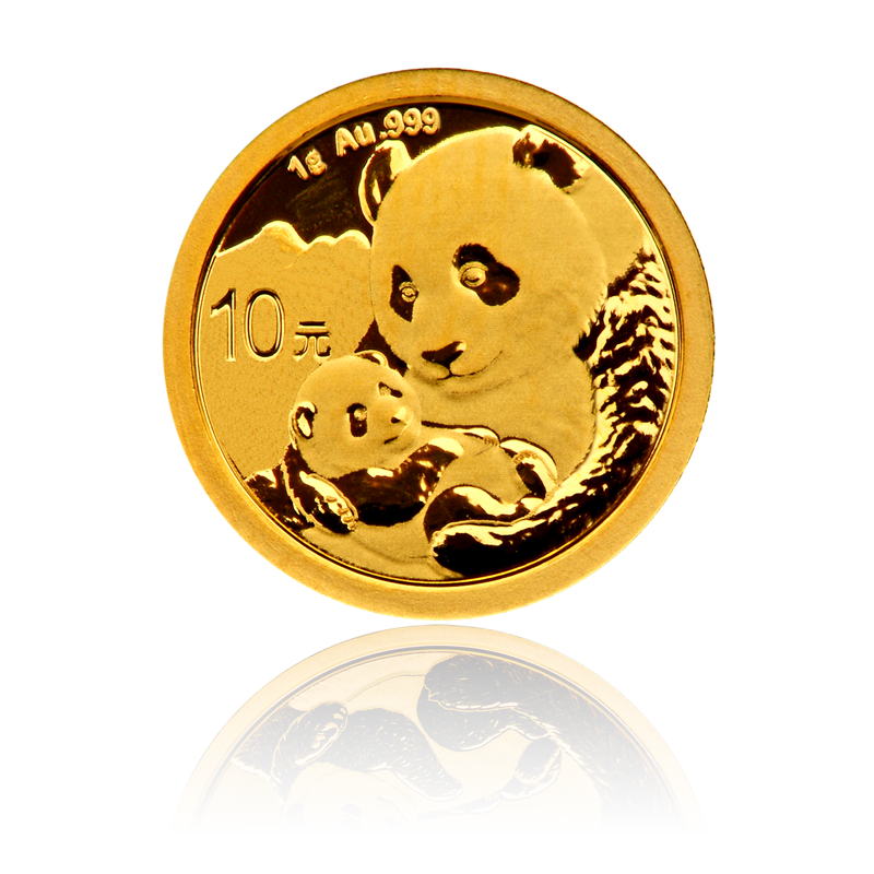 Panda (various Years) - China 1 g gold coin