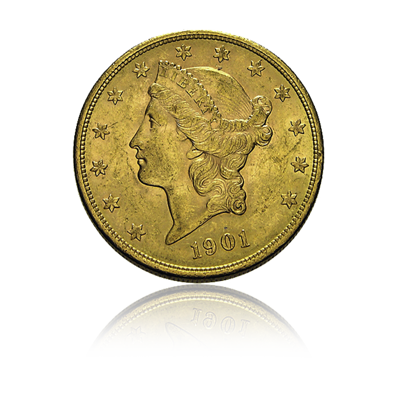 Liberty Coronet Head Double Eagle - USA 20 USD Goldmünze