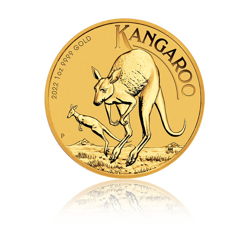 Kangaroo/Nugget - Australia 1 oz gold various Years