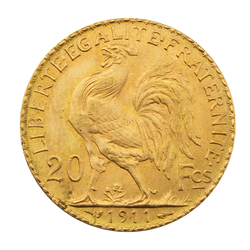 Goldmünze 20 Francs Marianne/Coq 5,81 g Goldmünze