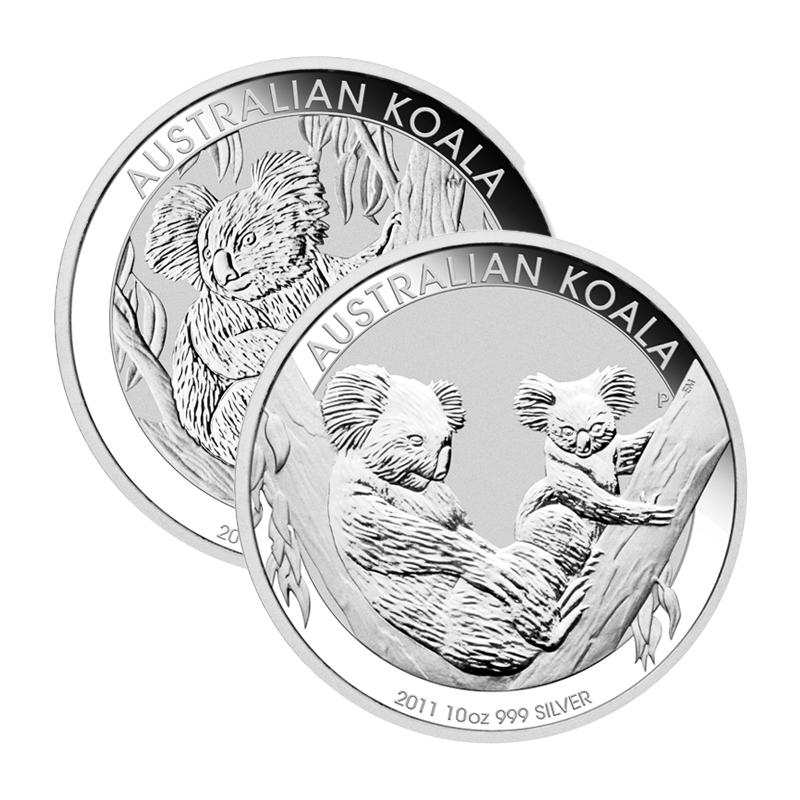 Koala (diverse Jahrgänge) - Australien 10 oz Silbermünze