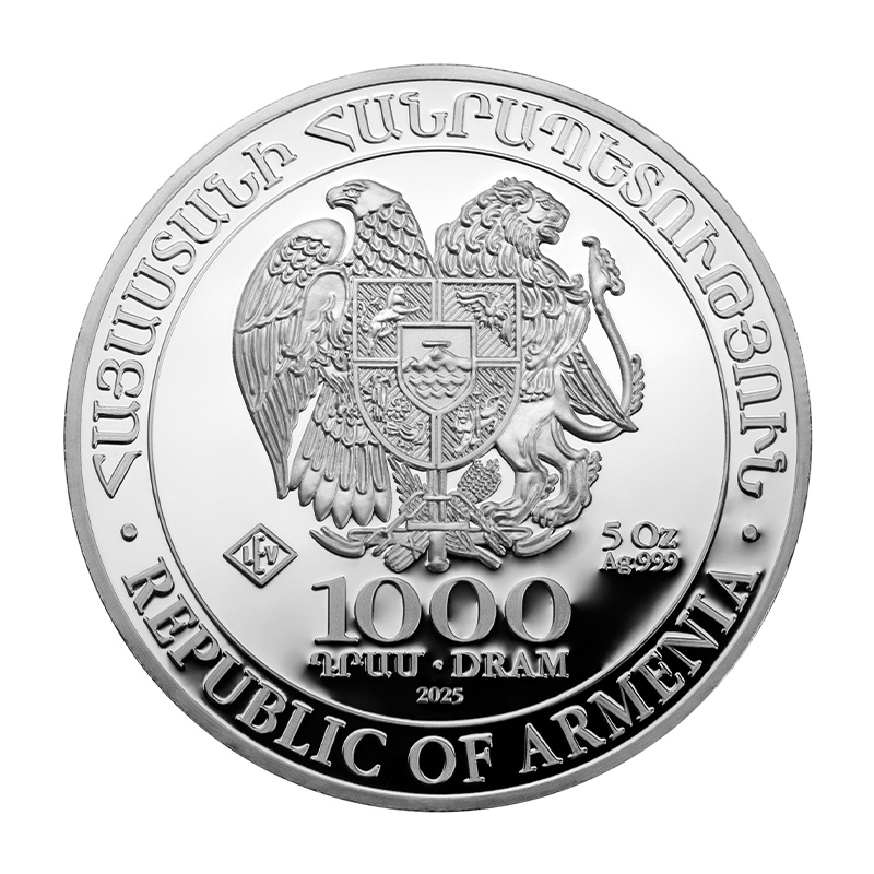 Arche Noah 2025 - Armenien 5 oz Silbermünze