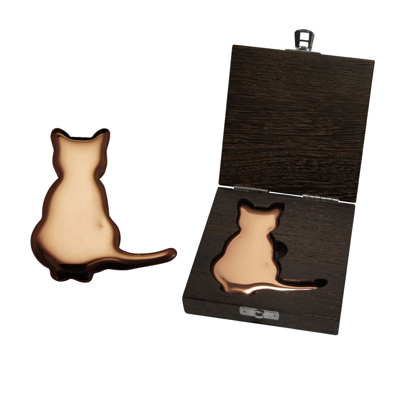 Kupferkatze Schloss Güldengossa - 500 g .9999 mit Etui