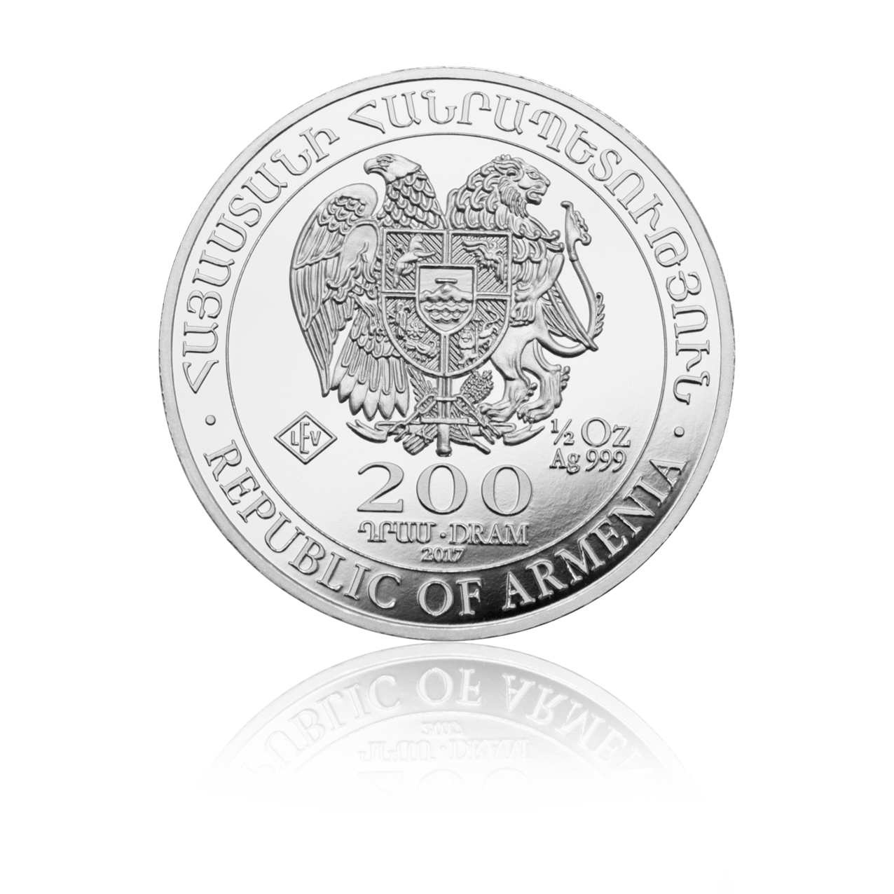 Regular Tax Noahs Ark Various Years - Armenia 1/2 oz silver coin .999