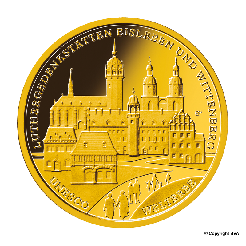 100 Euro gold coin "Wittenberg" 2017 - Germany 1/2 oz gold coin