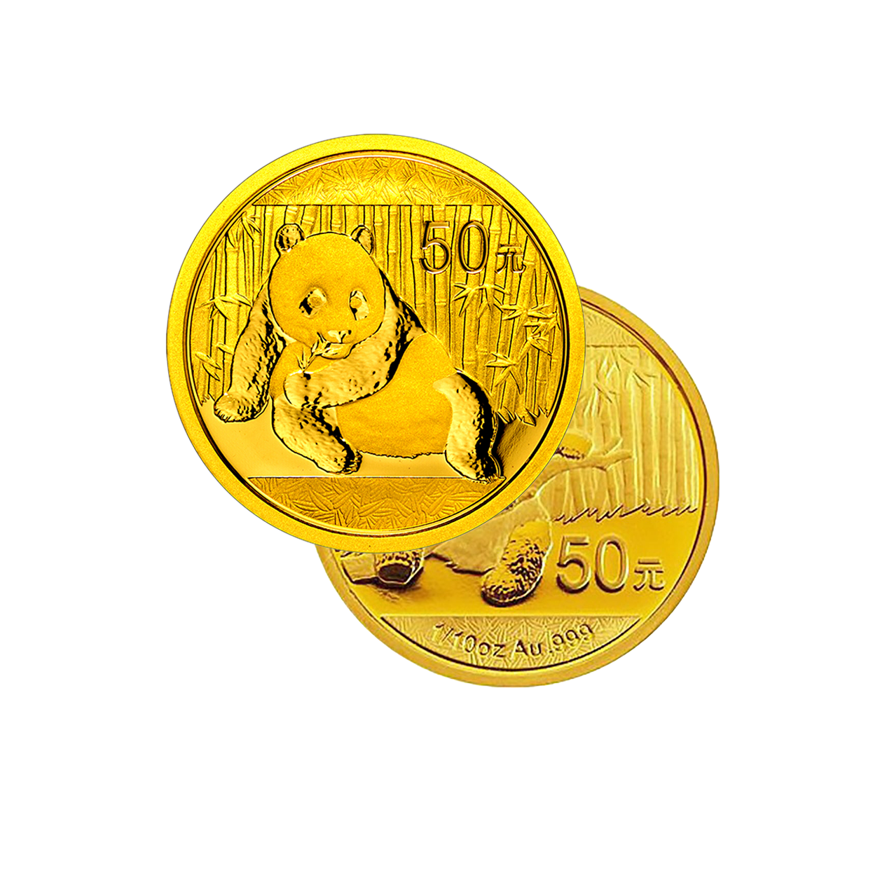Panda (various Years) - China 1/10 oz gold coin