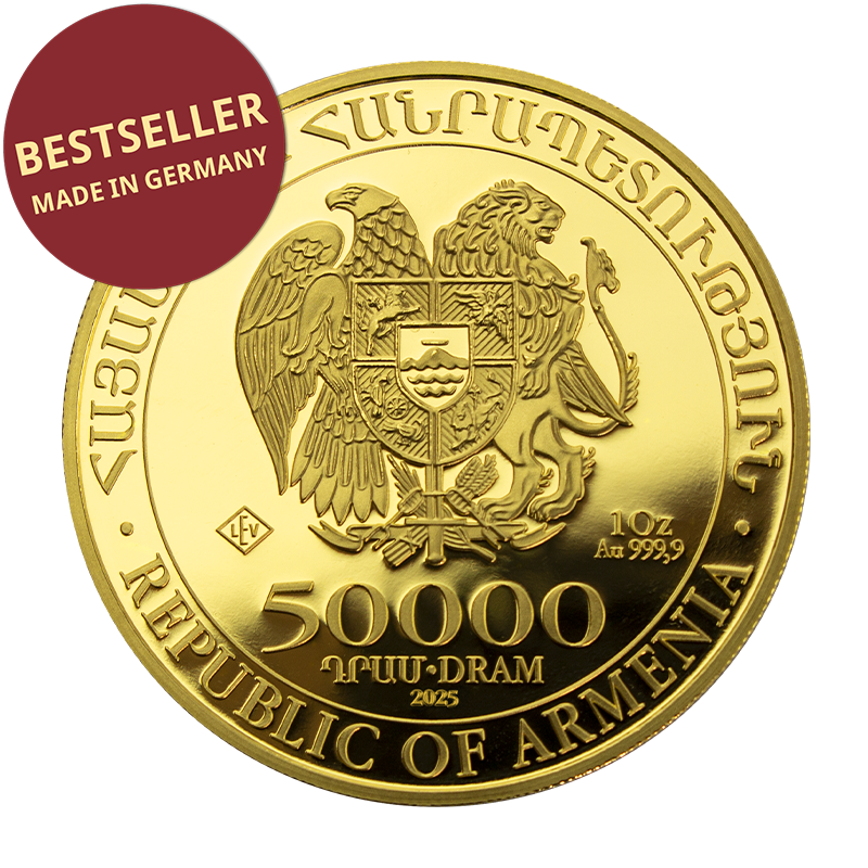 Arche Noah 2025 - Armenien 1 oz Goldmünze