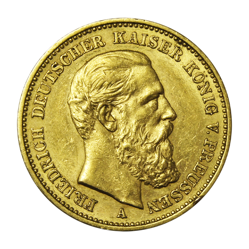 Friedrich III - Preußen 20 Mark Goldmünze
