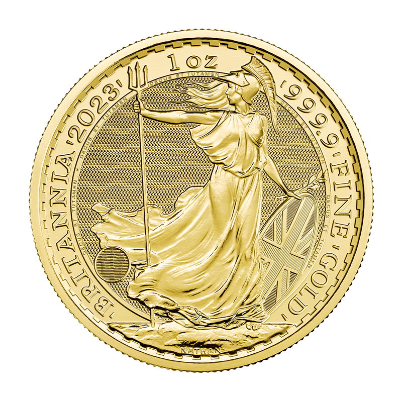 Britannia 2023 - Vereinigtes Königreich 1 oz Goldmünze