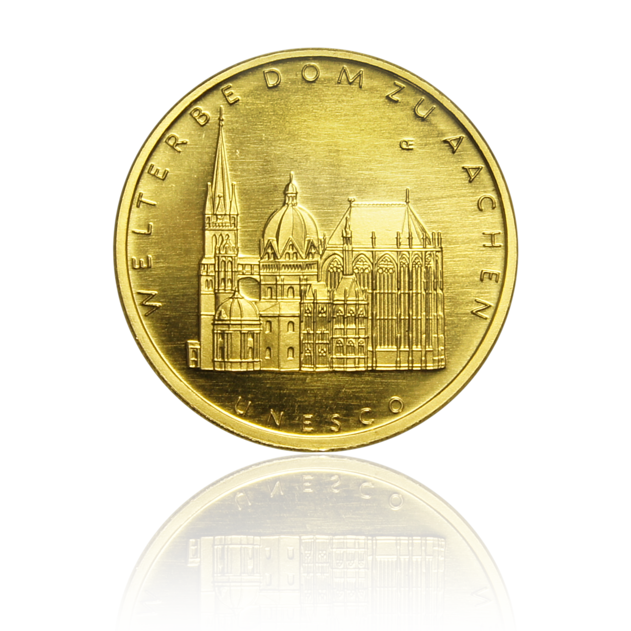 "Aachener Dom" 2012 - Deutschland 100 Euro 1/2 oz Goldmünze