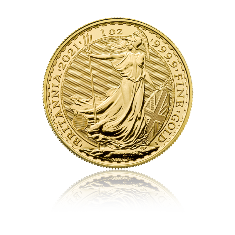 Britannia 2022 - Vereinigtes Königreich 1 oz Goldmünze
