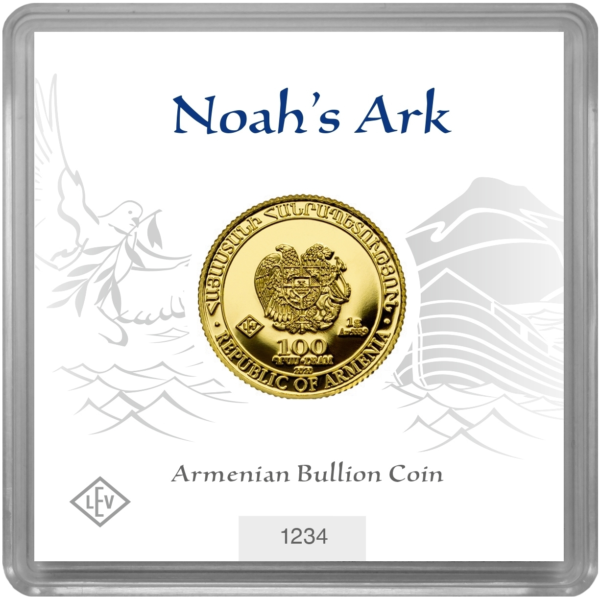 Arche Noah - Armenien 1 g Goldmünze - Diverse Jahrgänge